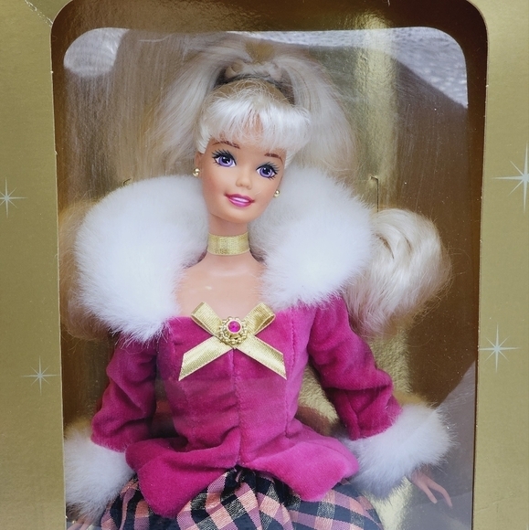 Vintage 1996 Barbie Avon Winter Rhapsody Special Edition Doll - Picture 4 of 14